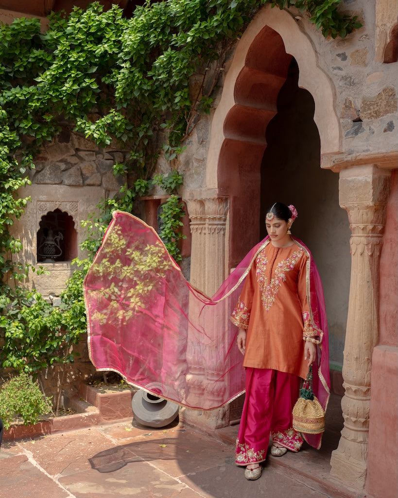 Gulaab Raani A-Line Farshi Set