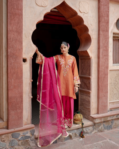 Gulaab Raani A-Line Farshi Set