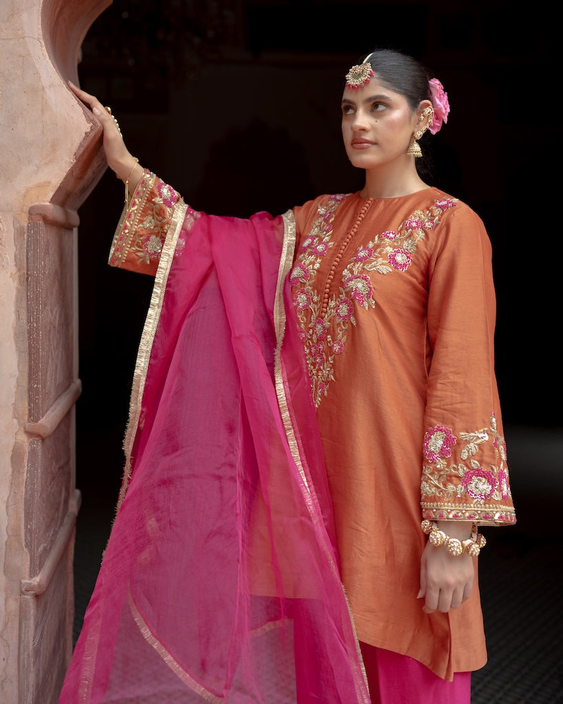 Gulaab Raani A-Line Farshi Set